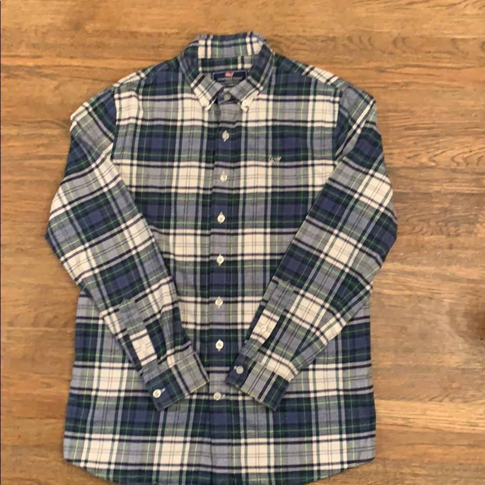 Vineyard Vines Button Down Shirt - Large (16)